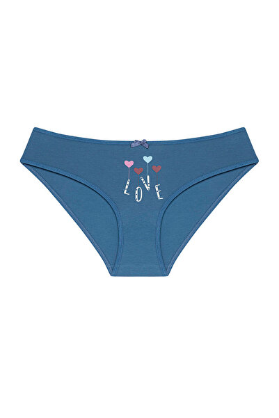 Cicito Kız Çocuk Pamuklu Likralı Renkli Bikini Külot 3'lü Paket 6743