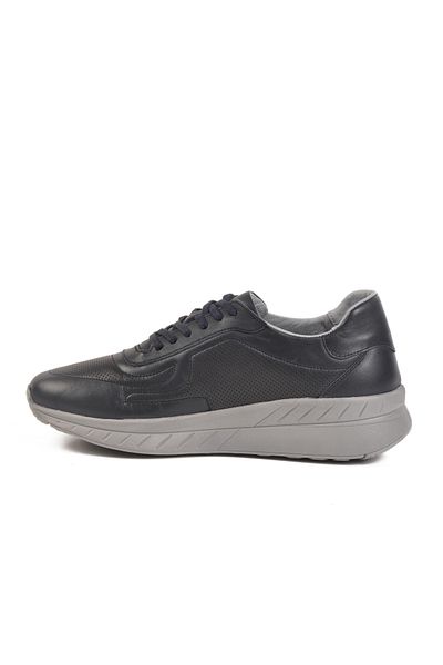 AYK'S Pantofi casual pentru bărbați din piele naturală bleumarin C1050 M
