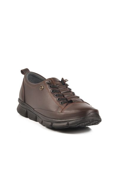 AYK'S Pantofi casual de damă din piele naturală maro 605 Z