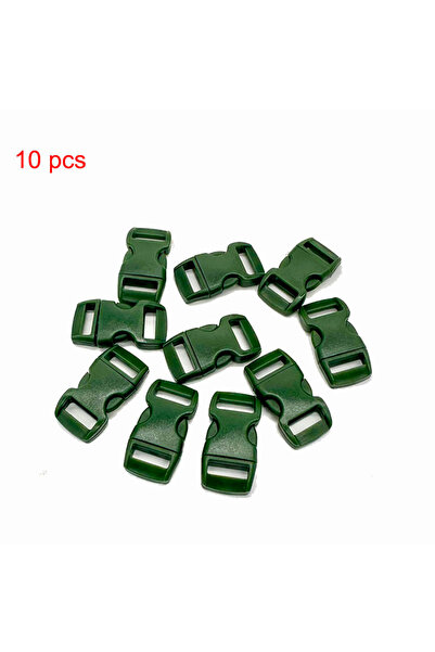 Choice ArmyGreen 10 قطع 50 قطعة 10 قطع 3/8 بوصة 10 مم سوار بلاستيكي بمشبك جان...