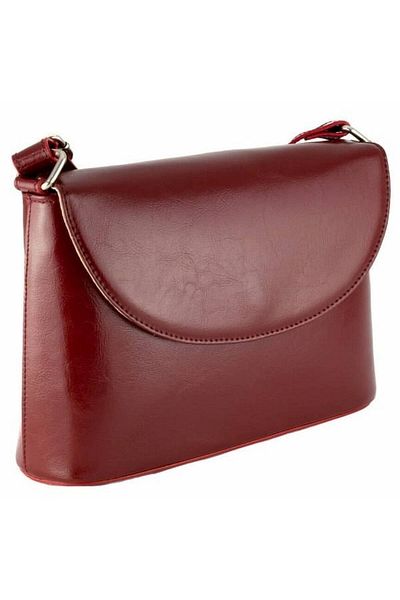 Magazinul de genti Women's genuine leather bag, model 229, Bordeaux