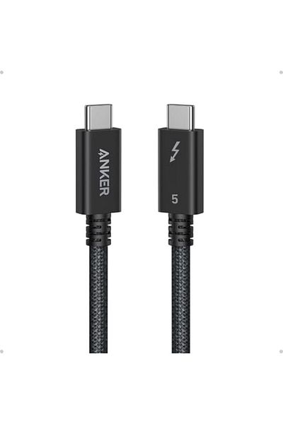 Anker Prime Thunderbolt 5 Cable, 3.3 FT USB C to USB C, 240W Charging, 80Gbps Data Transfer