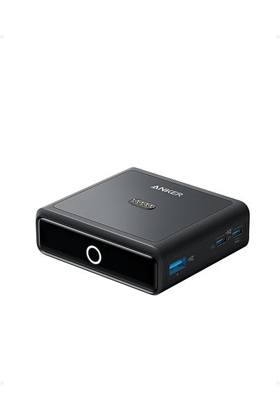 Anker Charging Base, 100 W Fast Charging with 4 Ports, for Anker Prime Power Bank, Compatible with M