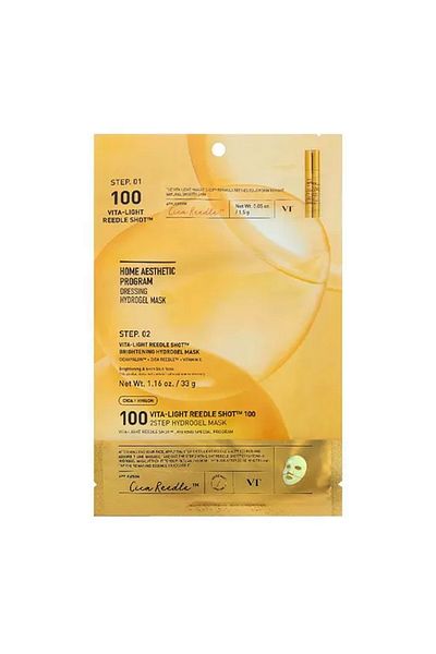 VT COSMETICS Vt Vita-Light Reedle Shot 100 2 Step Hydrogel Mask / Vt Vita-Light Radiance 2 Step Mask