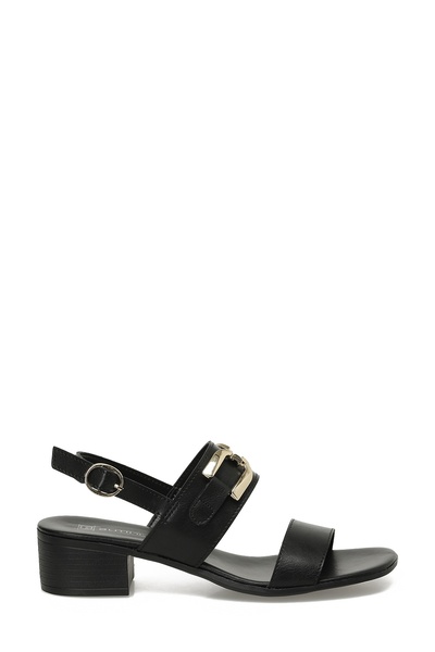 Butigo 25S-198 5FX Siyah Kadın Topuklu Sandalet