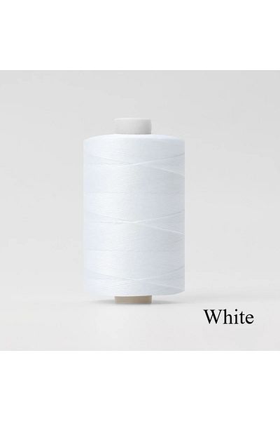 Choice WHITE Color Thick Yarn High Speed Polyester Yarn Luggage Shoes Flat Car Thread 300 Meters Sewing Thr