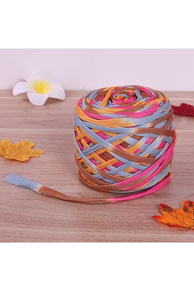 Choice 38 Sunrise Red 300g Large Ball Cloth Thread Handmade DIY Woven Material Handbag Storage Basket Slipp