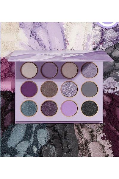 SHEGLAM Violet Vision Palette 12-Clolor Matte Shimmer Eyeshadow Palette Purple