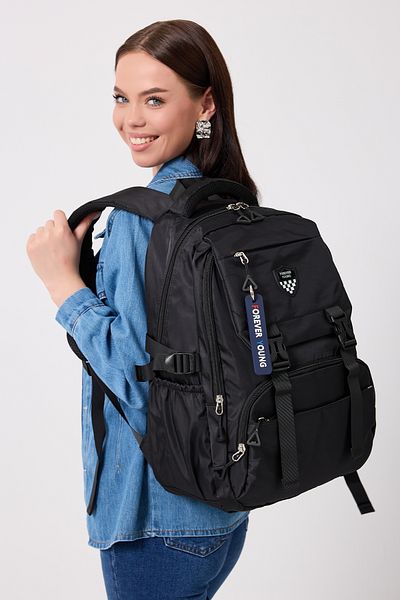 Forever Young Satin Fabric Waterproof Quality Backpack