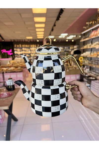 PONCİKPAZAR Enamel Teapot