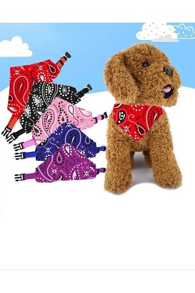 TRENDİN YOLU Cat Dog Collar with Bell Adjustable Lockable Red