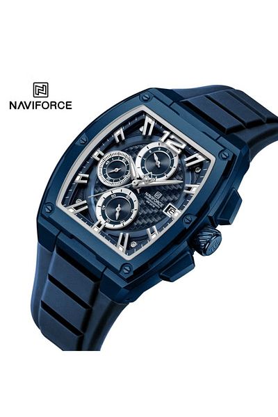 Naviforce Chronograph Sports Watch with Multi-Function Display Durable Strap Water Resistant Timepiece