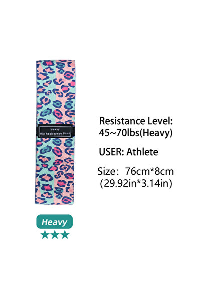 Choice أشرطة تمرين مرنة من القماش ZDCS-3 لعضلات الأرداف والفخذين، أشرطة تمرين...