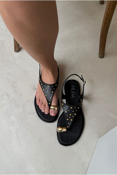 Mupa Shoes Women's Slippers Black Stone