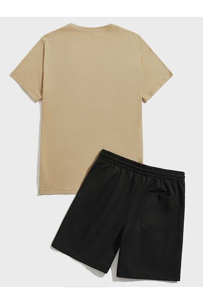 LUNAVISTA Chinese Old Carriage Printed Unisex Short Sleeve T-Shirt and Shorts
