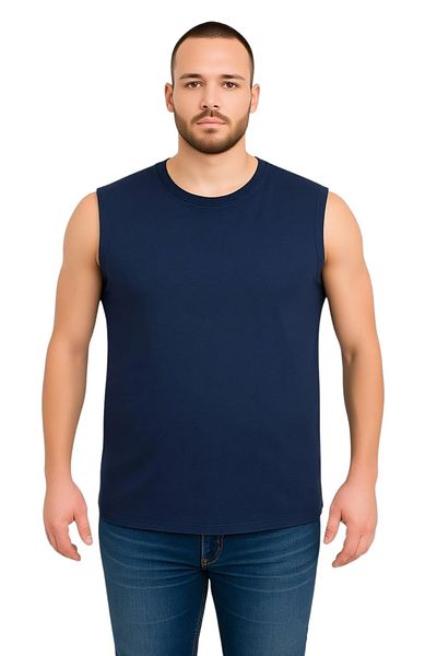 sngl Men's Oversize Zero Sleeve T-Shirt S-M-L-Xl-2Xl