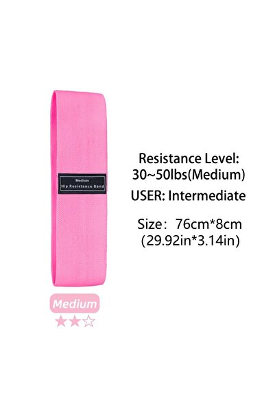 Choice أشرطة تمرين مرنة من القماش ZD03-M لعضلات الأرداف والفخذين، أشرطة تمرين...