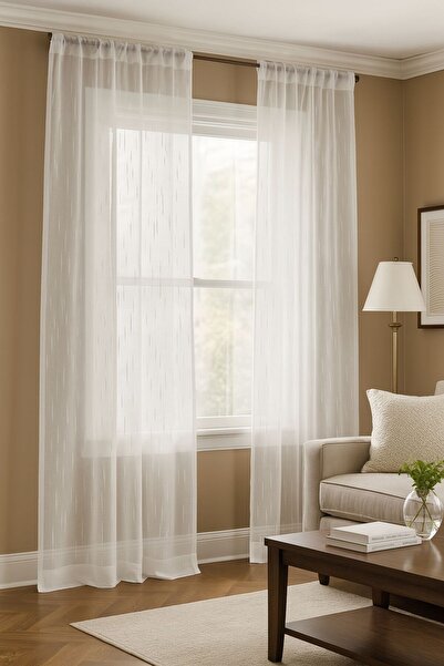 BRILLANT HALI Bohem Şantuk Tül 1/3 Sık Pile Tül