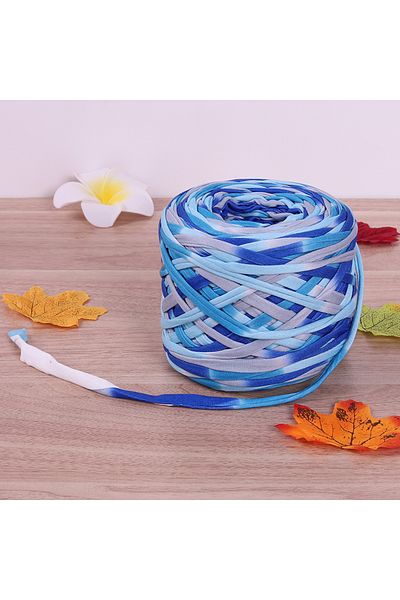 Choice 50 Shades of Blue 300g Large Ball Cloth Thread Handmade DIY Woven Material Handbag Storage Basket Sl