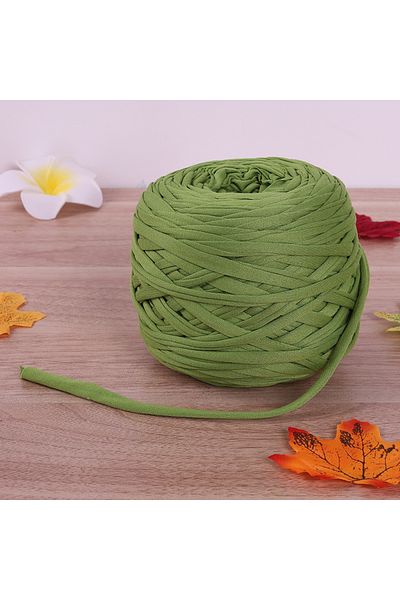 Choice 31 Oil Green 300g Large Ball Cloth Thread Handmade DIY Woven Material Handbag Storage Basket Slipper