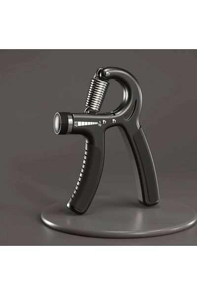 Choice Basic-black 5-60kg Adjustable Hand Grip Strengthener Hand Grip Trainer With Counter Wrist Forearm An