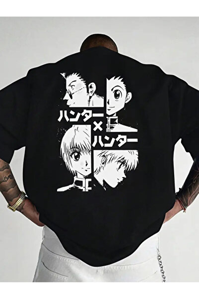 CLASİVA Unisex Printed Oversize Crew Neck T-shirt
