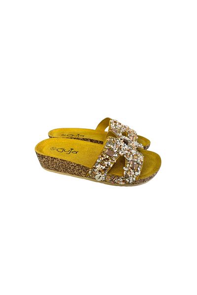 Guja Cork Sole Stone Women's Slippers 24Y102-1