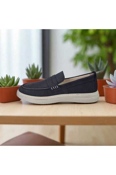 Paggi Men's Genuine Leather Poly Sole Lightweight Orthopedic and Comfortable Daily Shoes