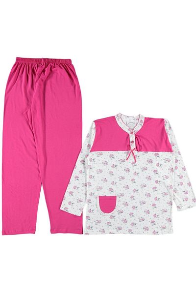 bipamuk Elise Mood Design Model Summer Long Sleeve Women's Pajamas Set M/Xxl