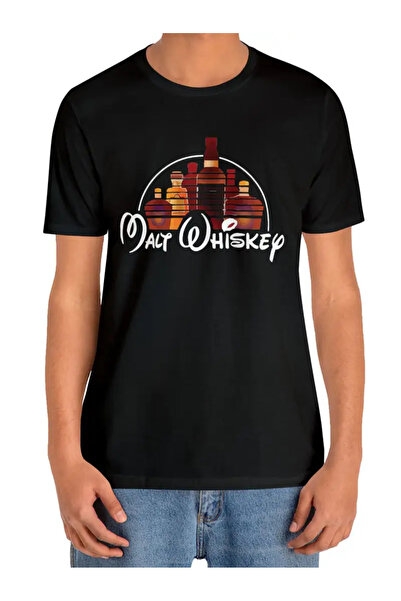 CLASİVA Unisex Walt Whiskey Oversize Crew Neck T-Shirt