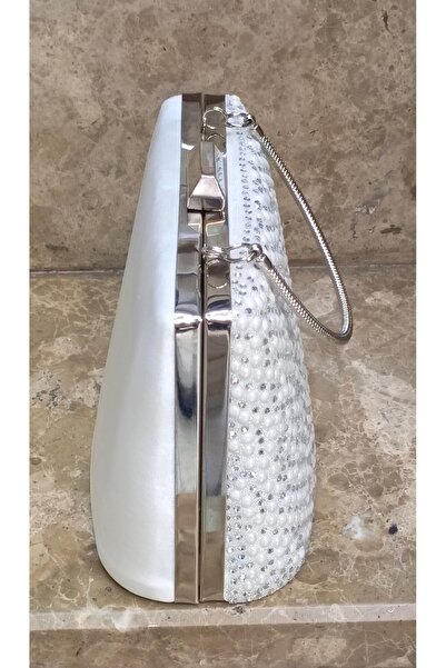 tekmagic bags Women's Evening Dress Bag with Cash and Hand Holding Pearls