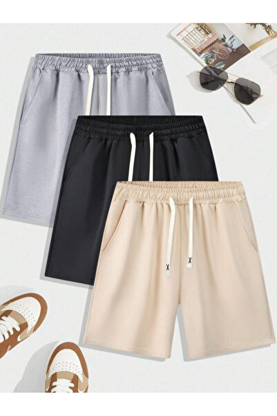 DAXİS Sportwear Company Pachet de bumbac moale pantaloni scurți pentru bărbați