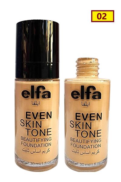 ELFA Long-lasting foundation that evens out skin tone, gives the skin a flawless, radiant finish. 30 ml, Separator 02