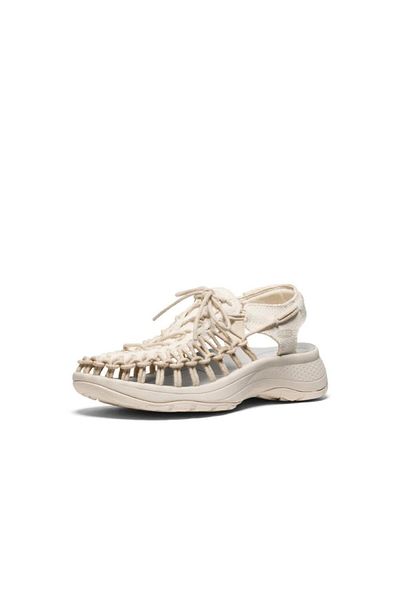 Keen Uneek Astoria Canvas Women's Sandals - Ecru