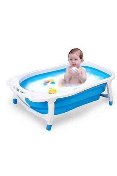 Generic Anti Skid Swimming Bucket Foldable Bathtub With Stand