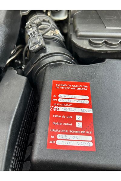 Eticheta Auto Set 100 Etichete Autocolante De Ulei Pentru Schimbul De Ulei La Cutia Automata