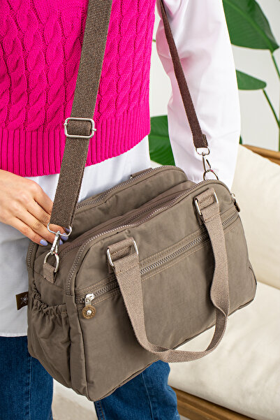 Teal Collection Multi-Compartment Women's Shoulder Bag
