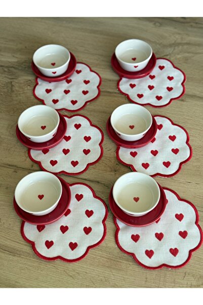 Hediye Köşkü Kapli 6 Kişilik 18 Parça Çerezlik & Sunum Seti