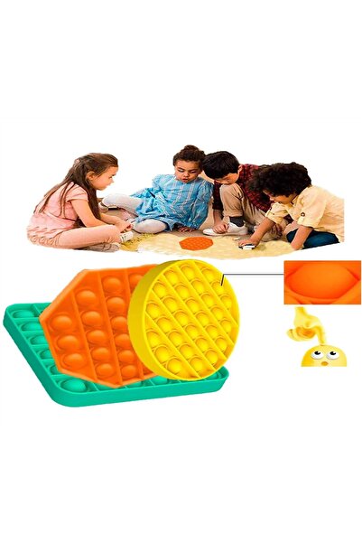 Other 3Packs Sensory Fidget Bubble Toy, Silicone Pressure Relieving Toys, Mul...