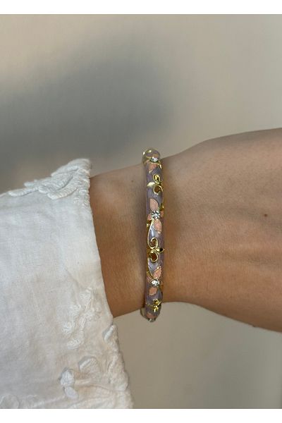 KİLİGİSTANBUL Vintage Minelli Flower Bracelet