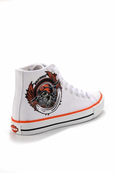 Harley Davidson White Kadın Bot & Bootie Hd0777015004