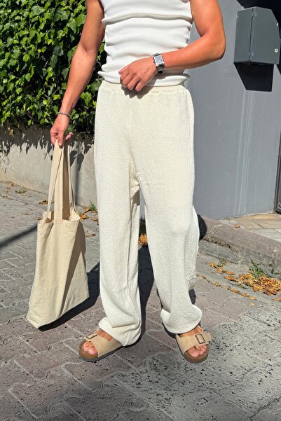 Flaw Wear Bel Lastikli Basic Triko Pantolon