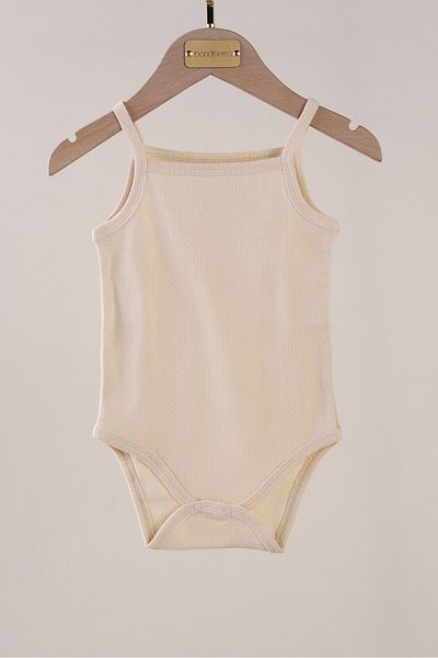 Bondberro Set of 3 Strap Girls Newborn and Baby Bodysuits