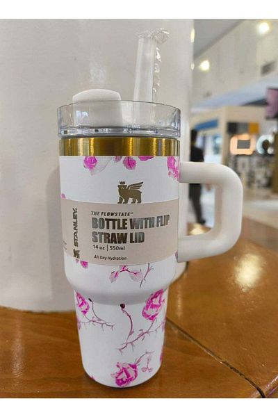 Stanley Quencher H2.0 Flow State Stainless Steel Vacuum Insulated Tumbler with Lid and Straw for Wat