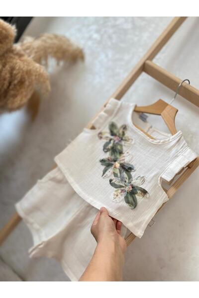 mandalinsbaby Muslin Set with Girl's Shorts
