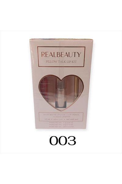 real beauty Real Beauty Luxury Lip Kit - 3 Pieces for an Attractive Look - Colors - 003