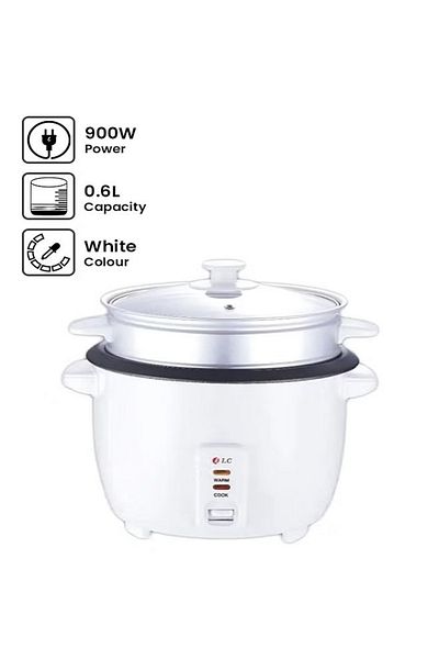 DLC Rice Cooker 0.6 L 900.0 W SA678708 White