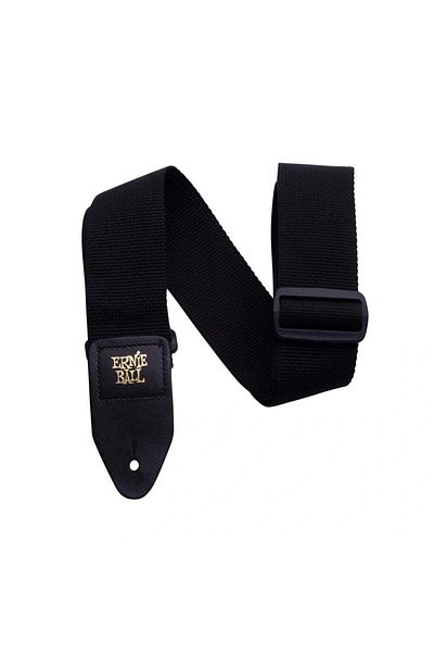 Ernie Ball P04037 Black Polypro Guitar Strap