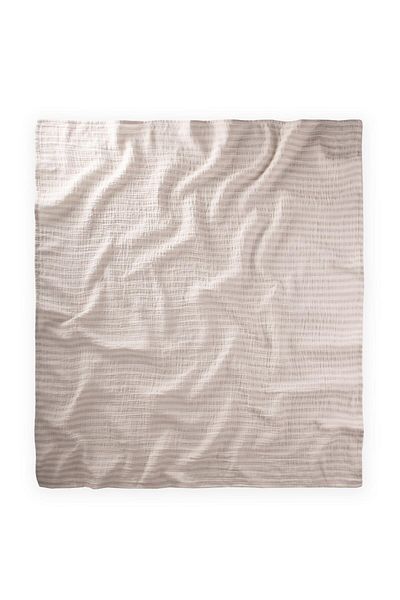 Cigit Natural Blanket 90X100Cm Beige Thick Striped