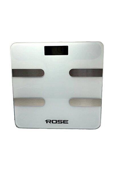 Rose RB-201 Akıllı Yağ Ölçer Dijital Tartı - Beyaz